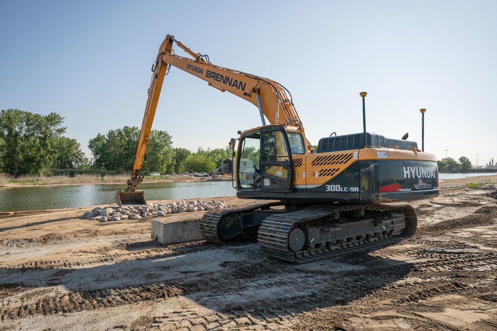 2023 Lake George Canal - Precision Boulder Placement-103