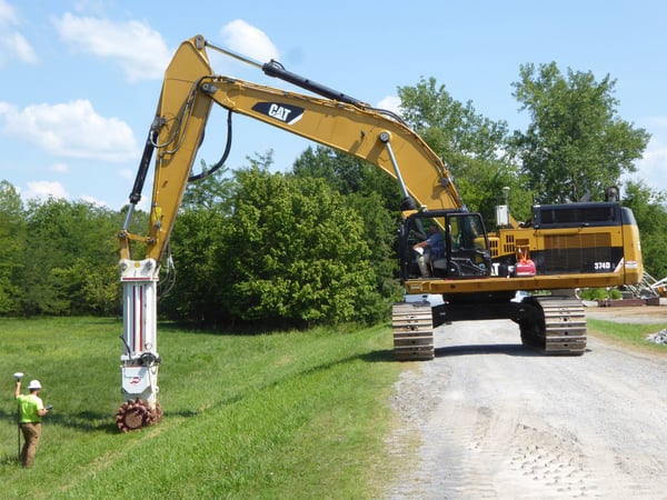 Antraquip AQ-6 Milling head used to dig through bedrock 2