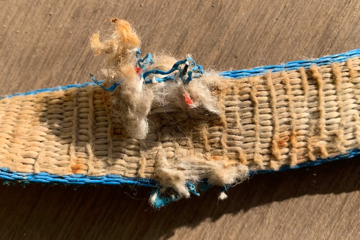 Frayed Sling - Sling shouldnt be used - resized