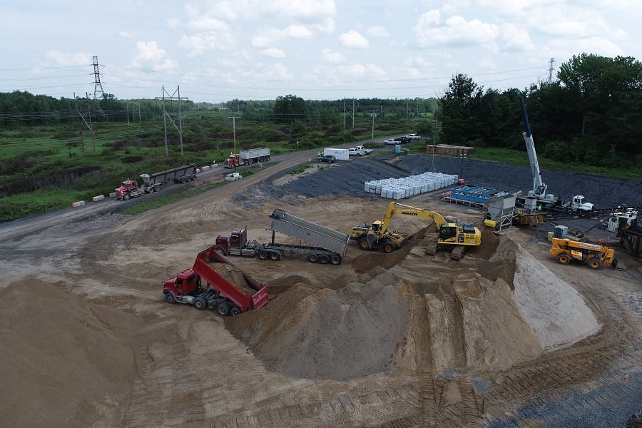 Operations at the Haverstock Land Plant