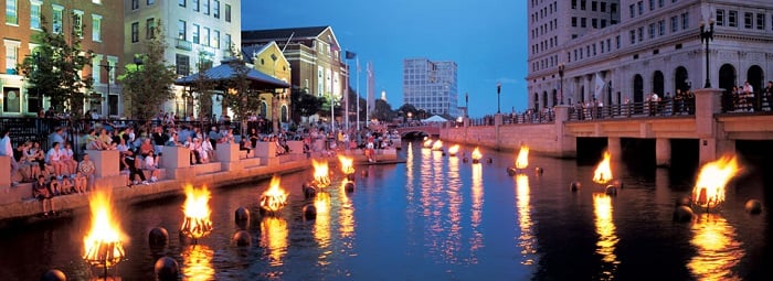 Waterfire Events in Providence Rhode Island, courtesy of Waterfire Providence