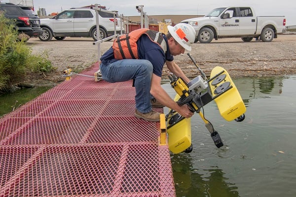 Nelosca ROV equipment for dam inspections