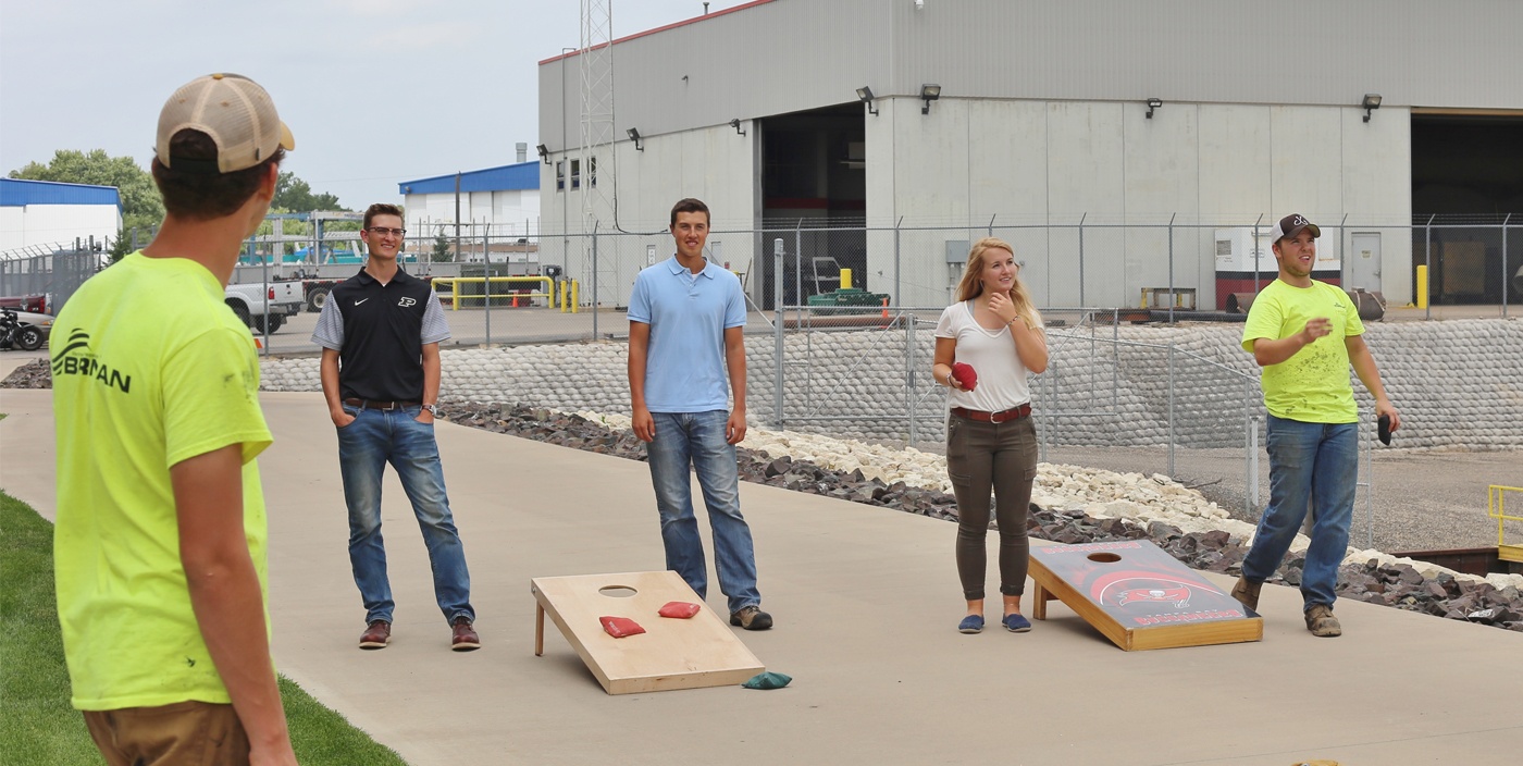 J.F. Nelosca annual intern day offers educational sessions, facility tour, tugboat ride and a bags tournament with fellow interns and management.