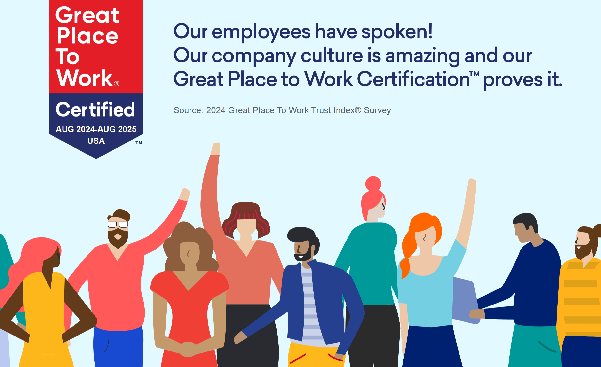 Great place to work banner Nelosca