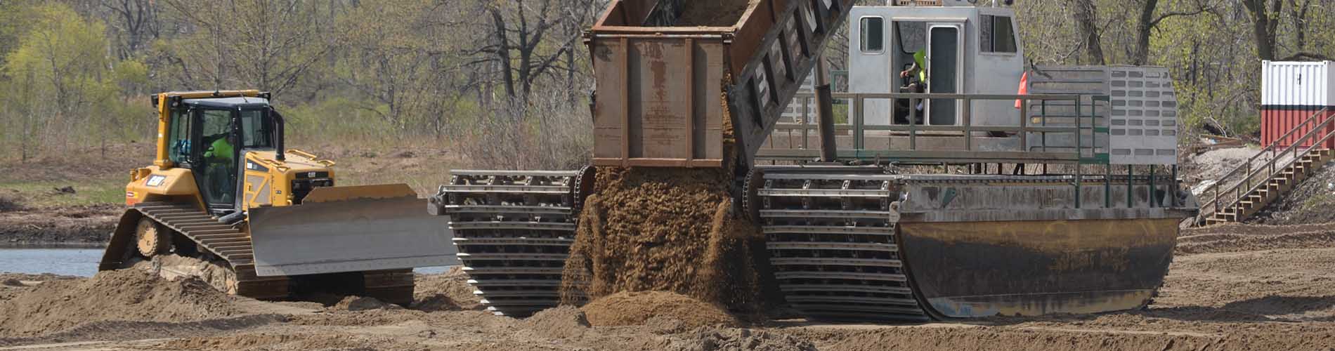 sand covers, mechanical placement, insitu sand caps, sediment caps, sediment capping